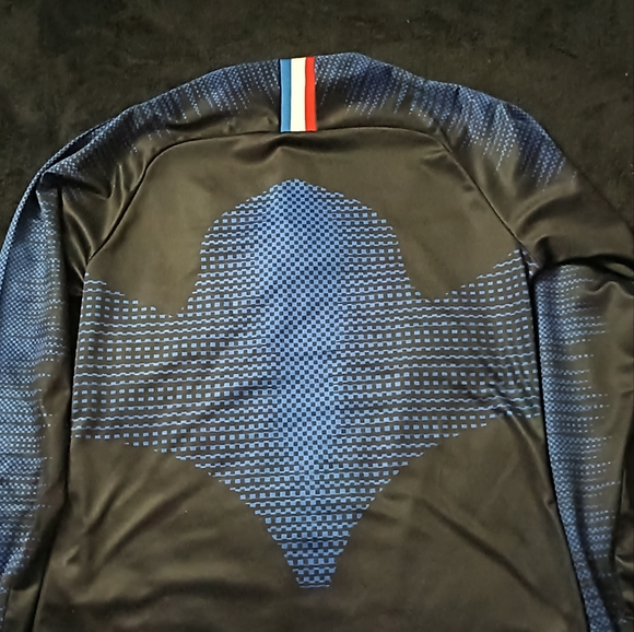 Jordan Paris St Germain Long Sleeve 1/4 Zip Warm Up Jacket Mens Size Large - Picture 4 of 5